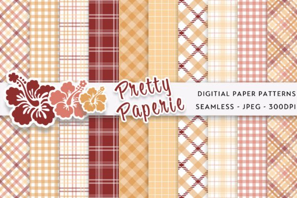 10 Autumn Digital Paper Backgrounds for Cozy Designs