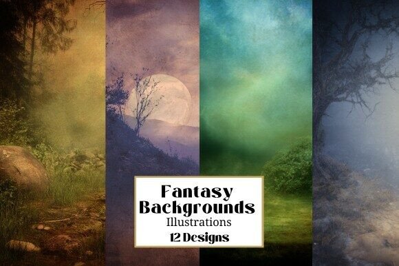 12 Moody Ethereal Fantasy Backgrounds for Dreamy Projects
