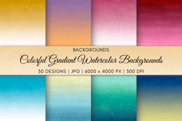 Colorful Gradient Watercolor Backgrounds: A Designer's Guide