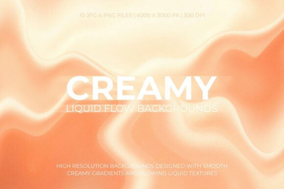 Creamy Liquid Flow Backgrounds: A Modern Design Essential