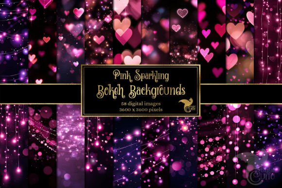 Creating a Dreamy Atmosphere with Pink Sparkling Bokeh Backgrounds