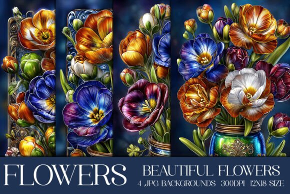 Pretty Luxury Floral Backgrounds: A Designer's Toolkit