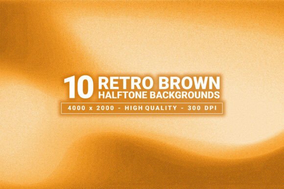 Retro Brown Halftone Backgrounds: Vintage Warmth for Modern Projects