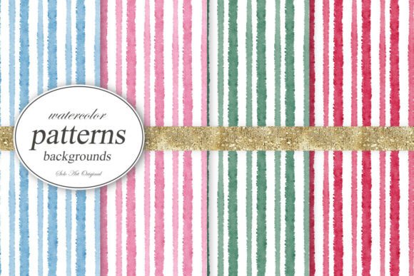 Striped Backgrounds Watercolor Paper: A Creative Asset
