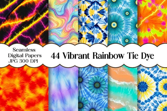 Unleash Creativity with Rainbow Tie Dye Backgrounds