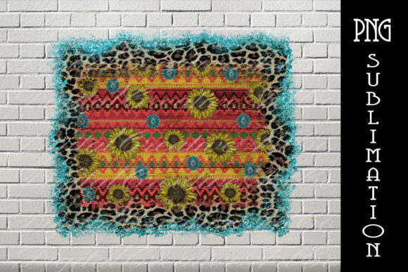 Western Aztec Sunflower Backgrounds: Bold Patterns for Creative Projects